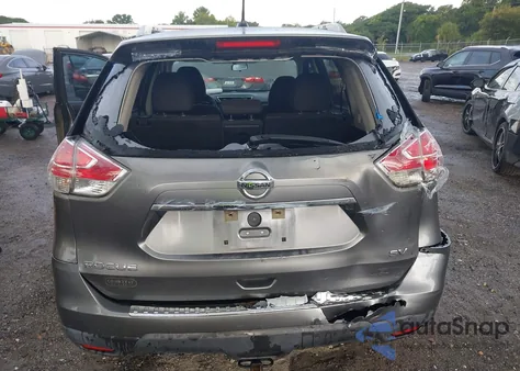 2016 Nissan Rogue Sv из США, поврежденный, VIN KNMAT2MT3GP593012